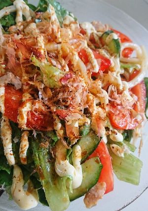 あのサラダうどん-レシピのメイン写真