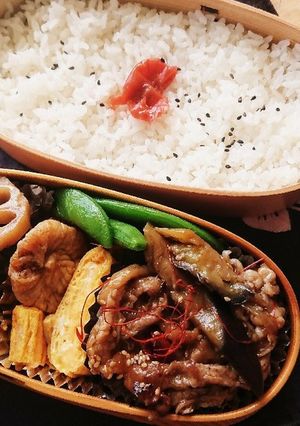 お弁当★豚バラとなすピリ辛炒め★作りおき-レシピのメイン写真