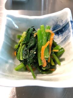 ほうれん草の胡麻和え-レシピのメイン写真