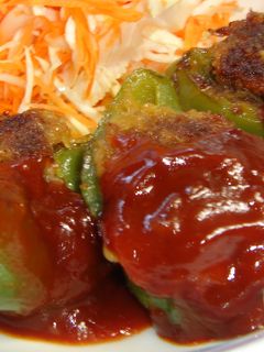 ピーマン肉詰め☆カレー風味-レシピのメイン写真