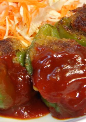 ピーマン肉詰め☆カレー風味-レシピのメイン写真