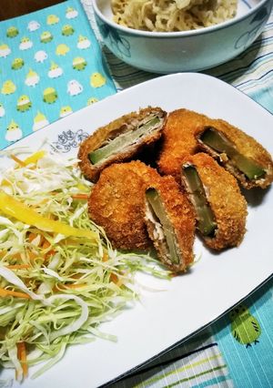 ズッキーニの肉巻きフライ-レシピのメイン写真