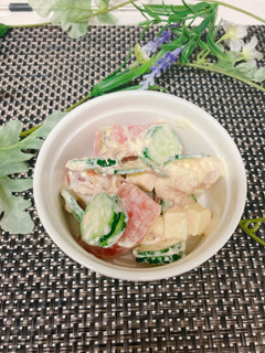 トマトときゅうりツナチーズマヨ和え-レシピのメイン写真