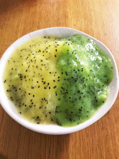2色のキウイでキラキラかき氷-レシピのメイン写真