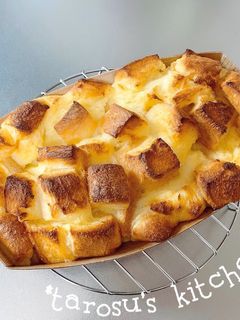 食パンで簡単♡パンプディング♡-レシピのメイン写真