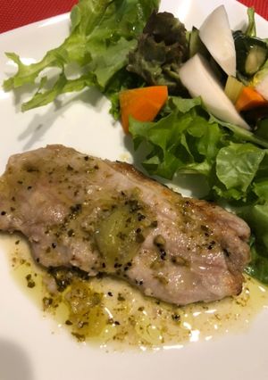 やわらか豚肉グリル・キウイソース-レシピのメイン写真
