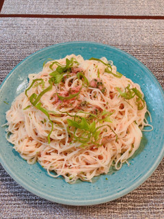 タラコの冷製パスタ 和風-レシピのメイン写真