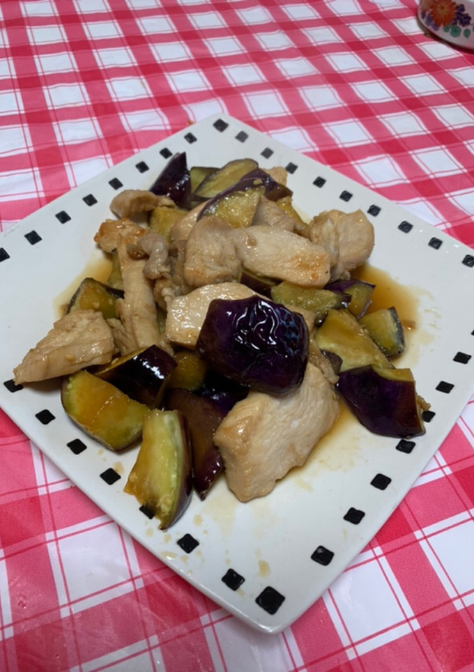 鶏とナスの甘酢炒め-レシピのメイン写真