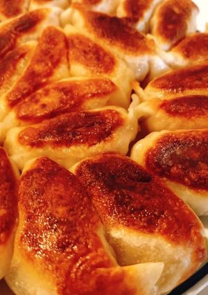 ジャーマンポテト風餃子(マヨネーズ味)-レシピのメイン写真