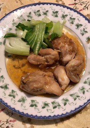 鶏ももと梅干しの蒸しもの-レシピのメイン写真