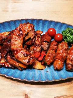 簡単!夏野菜×牛肉巻き-レシピのメイン写真