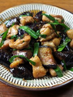 茄子と鶏肉の照り焼き-レシピのメイン写真