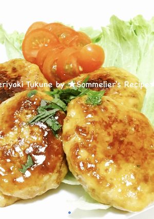和風☆鶏ひき肉deつくね☆テリヤキ風味☆-レシピのメイン写真