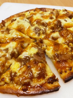 韓国海苔と照り焼きチキンのピザ-レシピのメイン写真