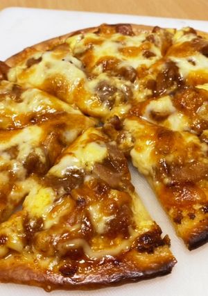 韓国海苔と照り焼きチキンのピザ-レシピのメイン写真
