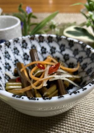 わらびの酢漬-レシピのメイン写真