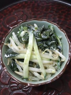わかめともやしのごまマヨ和え-レシピのメイン写真