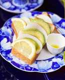 簡単美味しかまぼことアボガド　トースト
