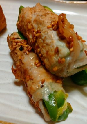 ピーマンの肉巻き 辛子タレ-レシピのメイン写真