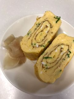 ネギ入れて甘くないだし巻き。-レシピのメイン写真