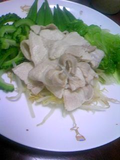 超簡単:夏野菜の豚しゃぶ-レシピのメイン写真