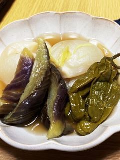 夏の煮浸し-レシピのメイン写真
