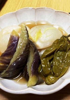 夏の煮浸し-レシピのメイン写真