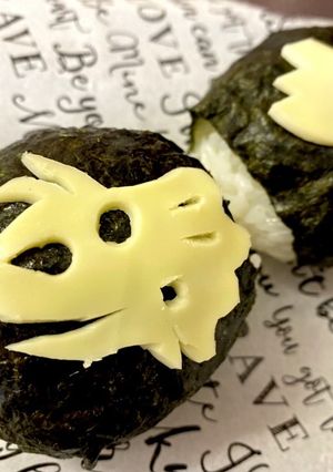 恐竜トリケラトプスの化石おにぎり-レシピのメイン写真