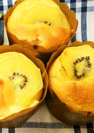 キウイジャムとクリームチーズのマフィン-レシピのメイン写真