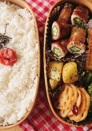 オクラの豚肉巻き★わっぱ弁当♪作りおき-レシピのメイン写真