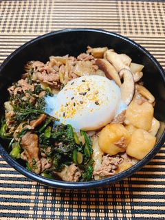 ☆すき焼き丼☆お麩入り-レシピのメイン写真