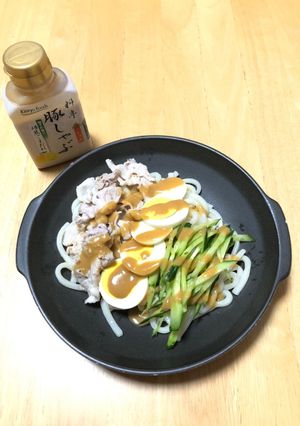 手抜き豚しゃぶサラダうどん-レシピのメイン写真