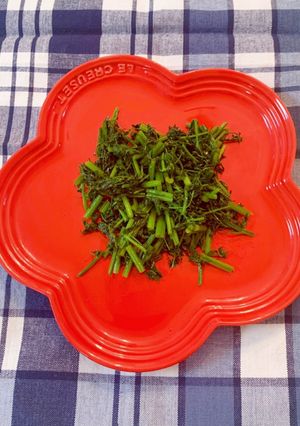 にんじんの葉の胡麻油炒め-レシピのメイン写真