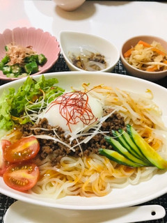 冷やし坦々麺で夕飯メニュー・野菜ヘルシー-レシピのメイン写真