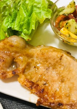 今晩のおかずは豚ロースで豚味噌漬け-レシピのメイン写真