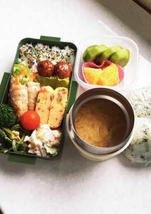 高校男子お弁当　1.6.12-レシピのメイン写真