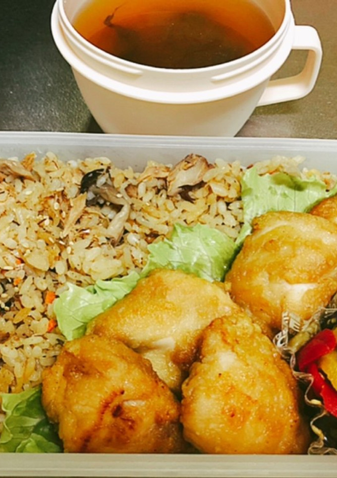 お弁当★炊き込みご飯＆唐揚げ/記録用★-レシピのメイン写真