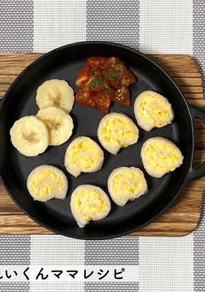 離乳食完了期★卵マヨのロールサンド-レシピのメイン写真