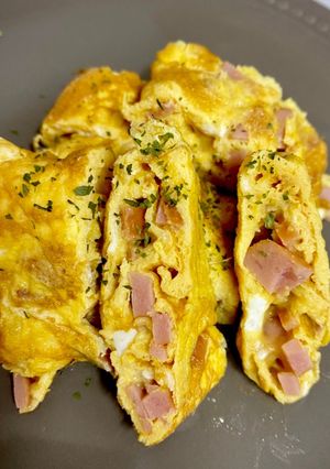 簡単！和風ウインナーオムレツ-レシピのメイン写真