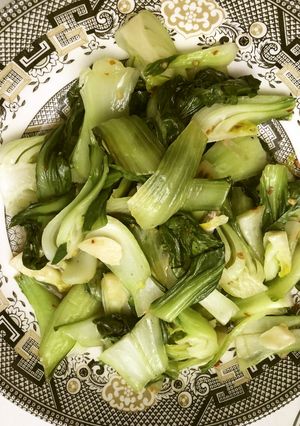 パクチョイ野菜の炒め物　中華-レシピのメイン写真