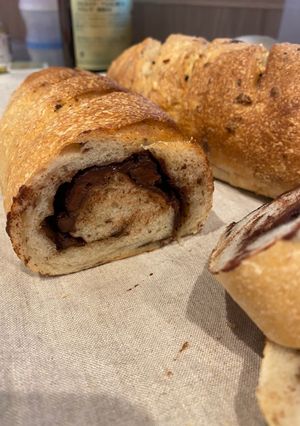 自家製酵母ストレートでチョコパン-レシピのメイン写真