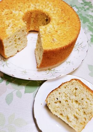 油を使わないバナナシフォンケーキ❗-レシピのメイン写真