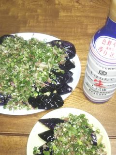 薬味で食べる揚げ茄子-レシピのメイン写真