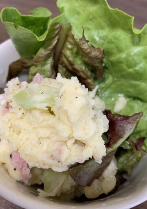 摘果メロンのポテトサラダ-レシピのメイン写真