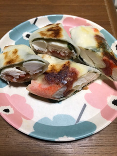 サラダチキンの簡単焼き春巻き-レシピのメイン写真