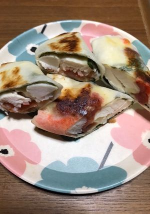 サラダチキンの簡単焼き春巻き-レシピのメイン写真