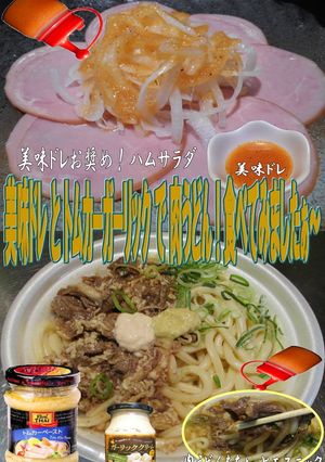 美味ドレのトムカーガーリックで肉うどん!-レシピのメイン写真