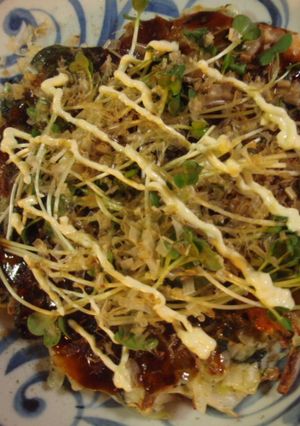 モロヘイヤ入りお好み焼き-レシピのメイン写真