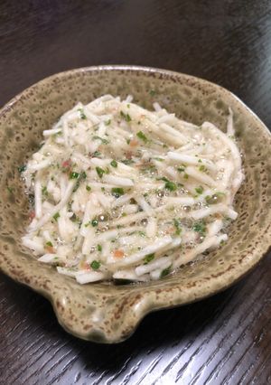超簡単！山芋の梅しそあえ-レシピのメイン写真