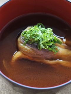 焼きなすの味噌汁-レシピのメイン写真